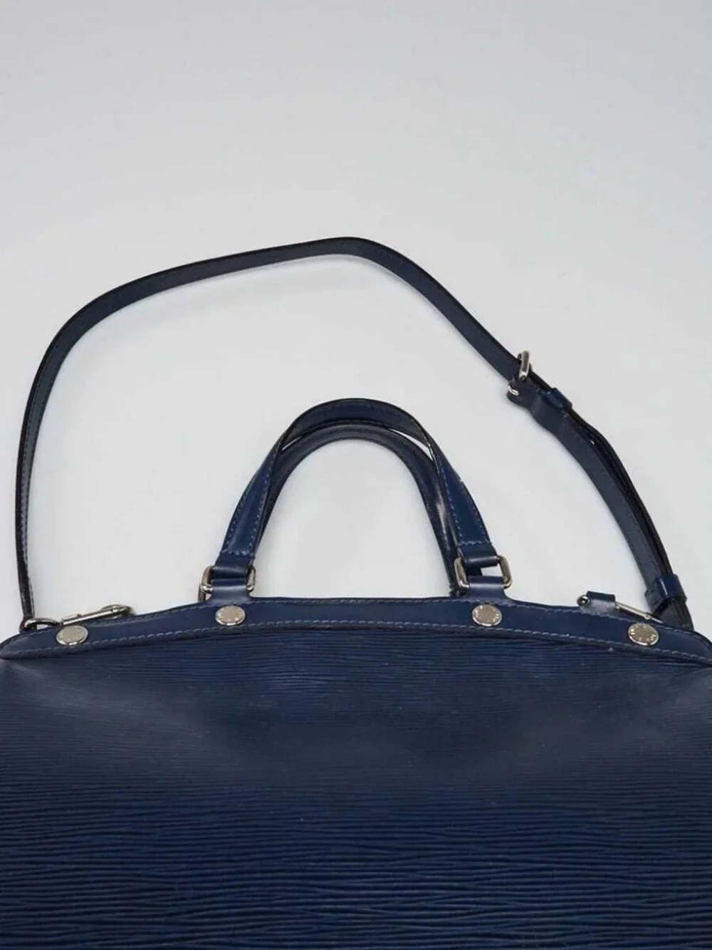 Louis Vuitton Indigo Epi Leather Brea MM Bag